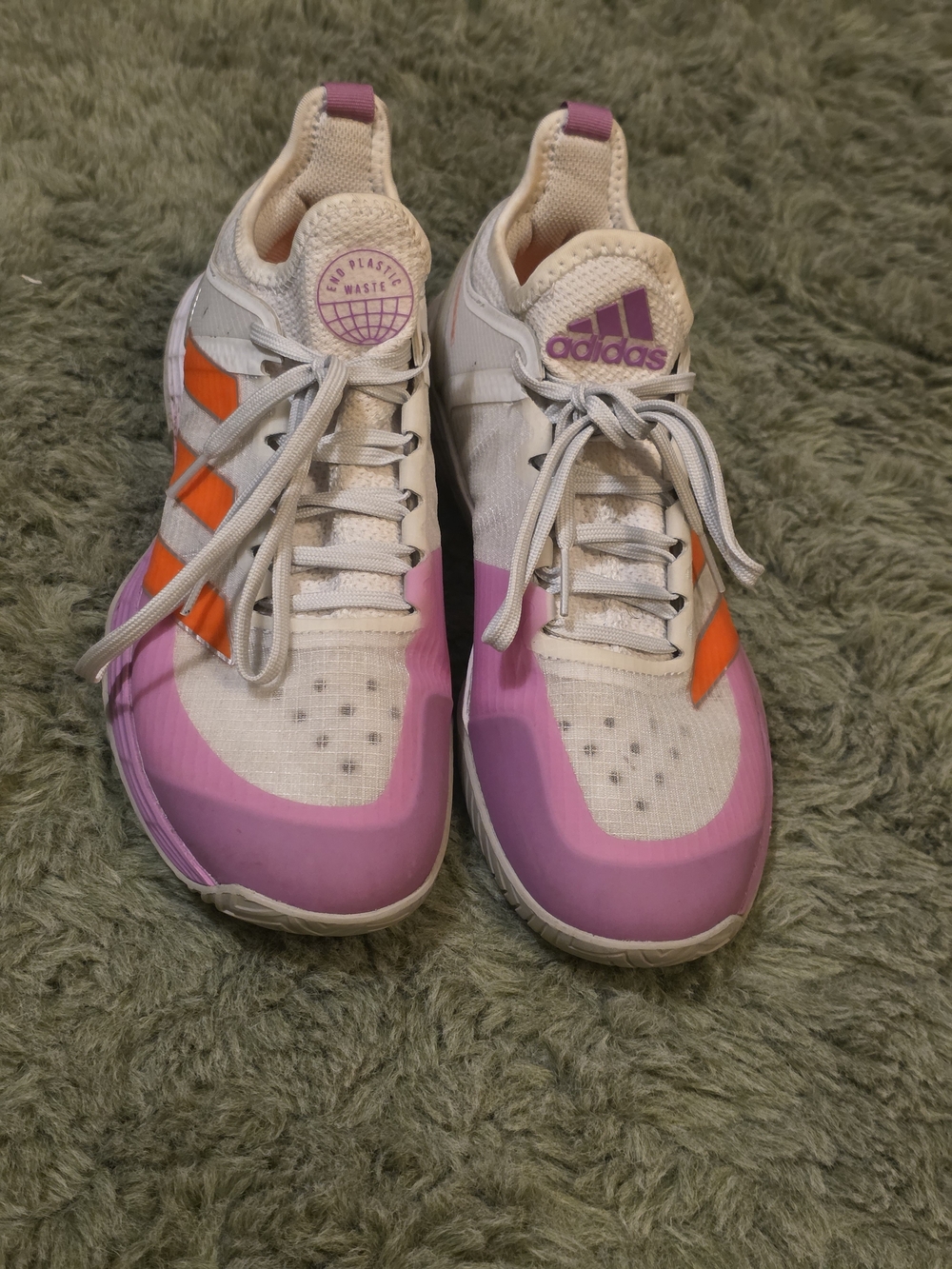 adidas Women’s Pink, Orange & White Training Sneakers